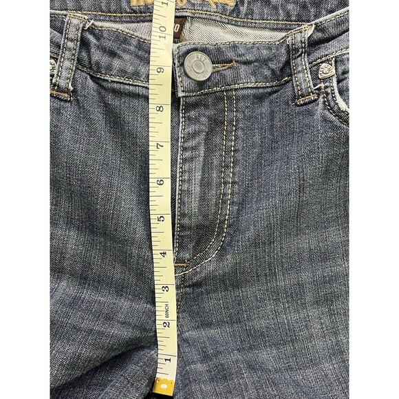 Kut From The Kloth Blue straight Bootcut Mid-Rise Casual Denim Dark Wash Size 10 - Picture 6 of 7
